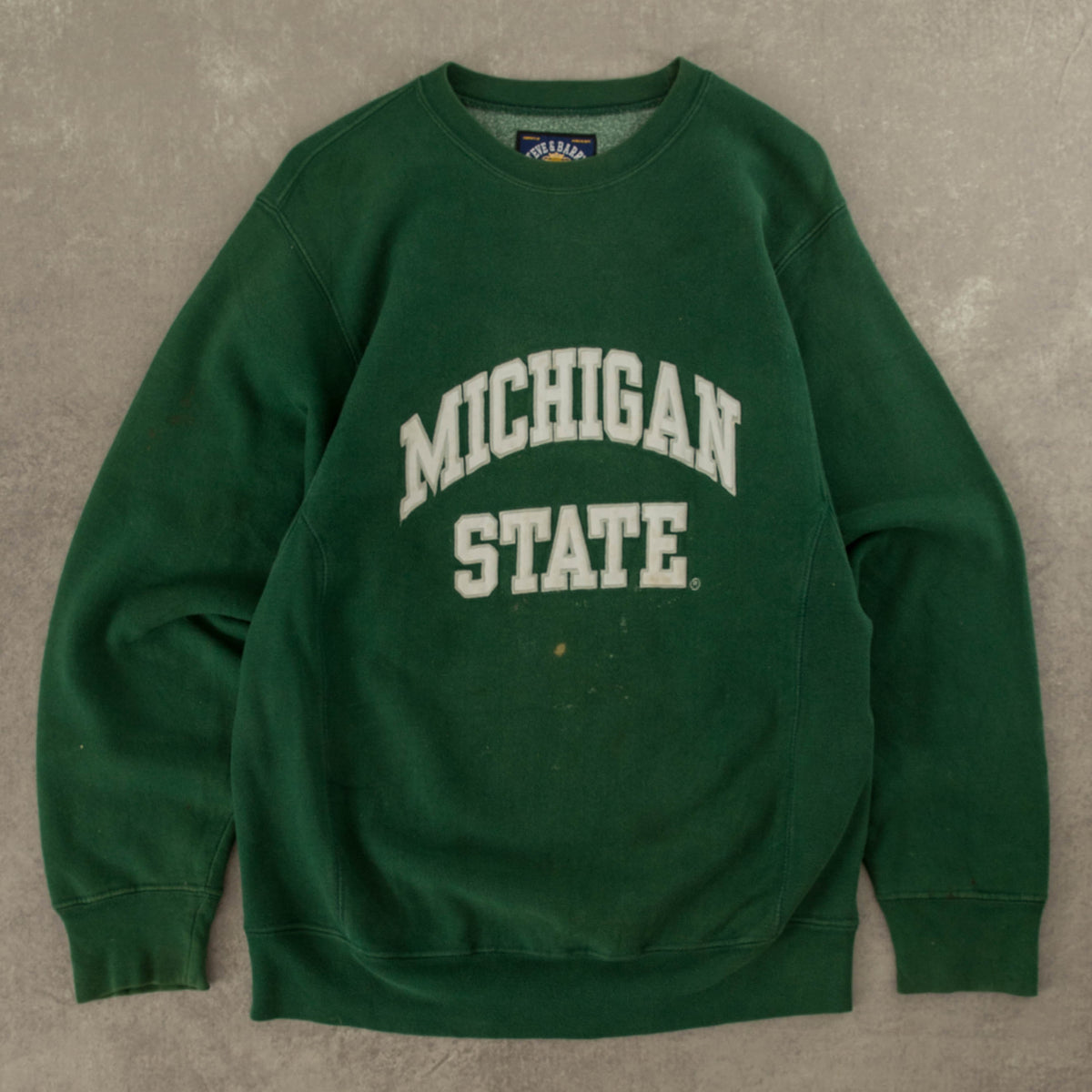 NEW Steve & Barry's Size Small Michigan State store Green Sweatshirt Y2K NOS NWT