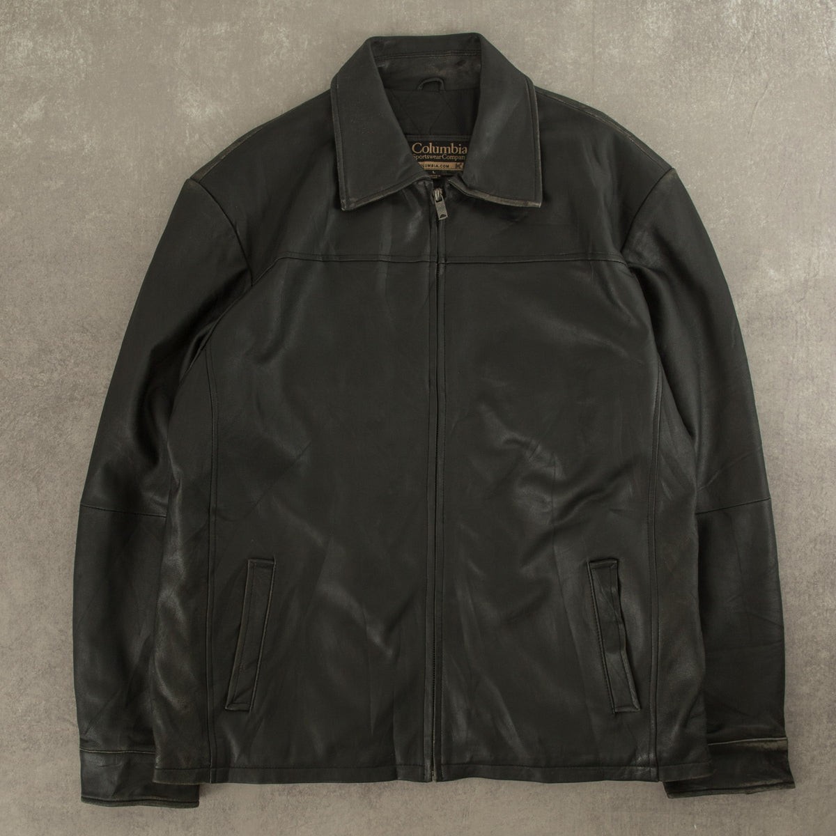 Columbia hot sale leather coat