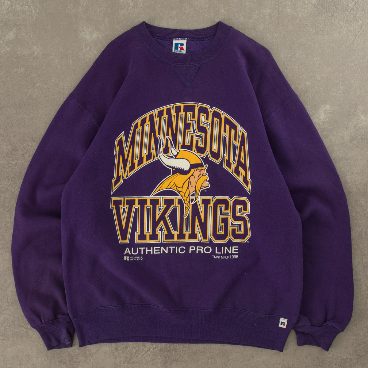 Vintage Minnesota Vikings Crewneck Sweatshirt Mens XL Russell