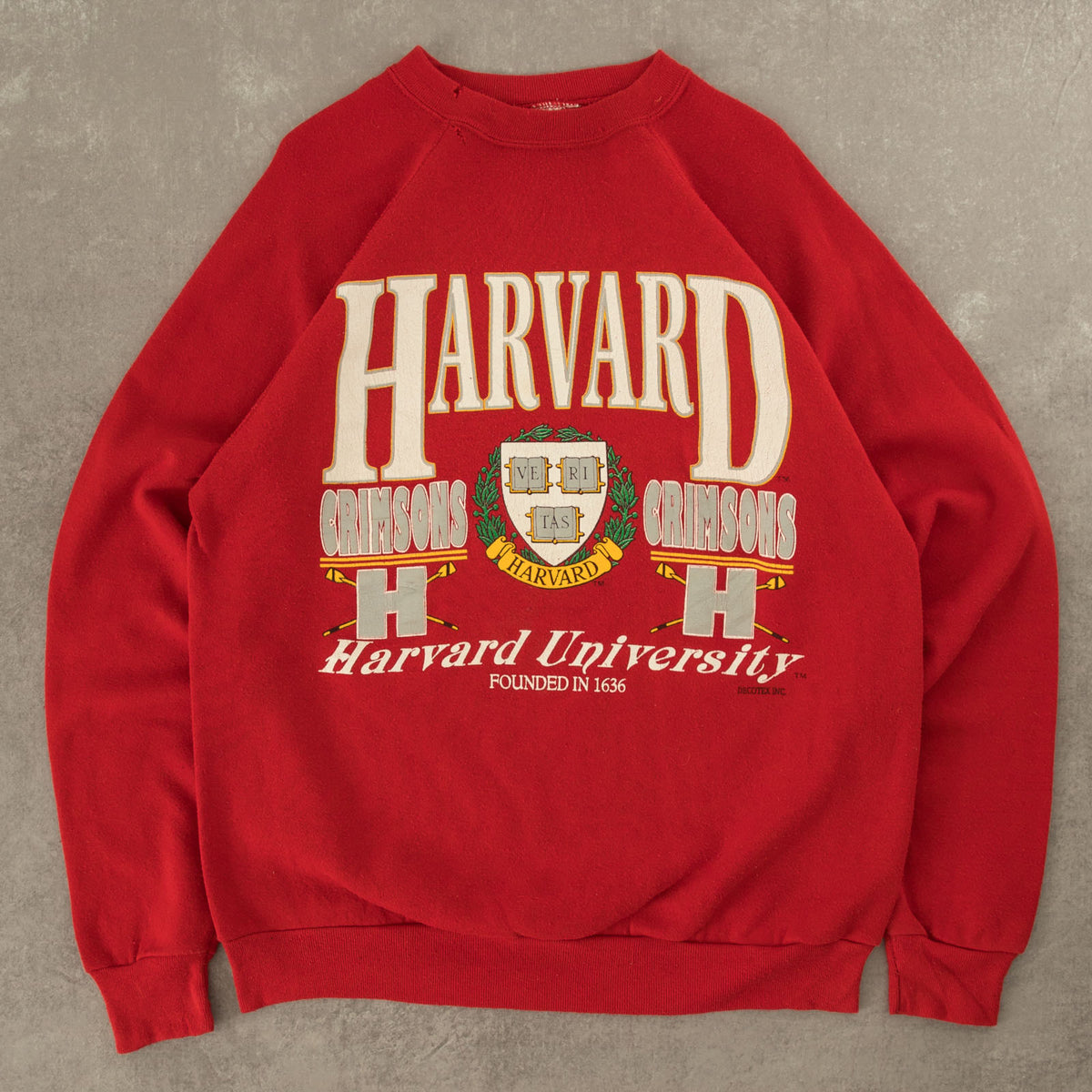 MEN'S VINTAGE 1980S HARVARD UNIVERSITY RAGLAN