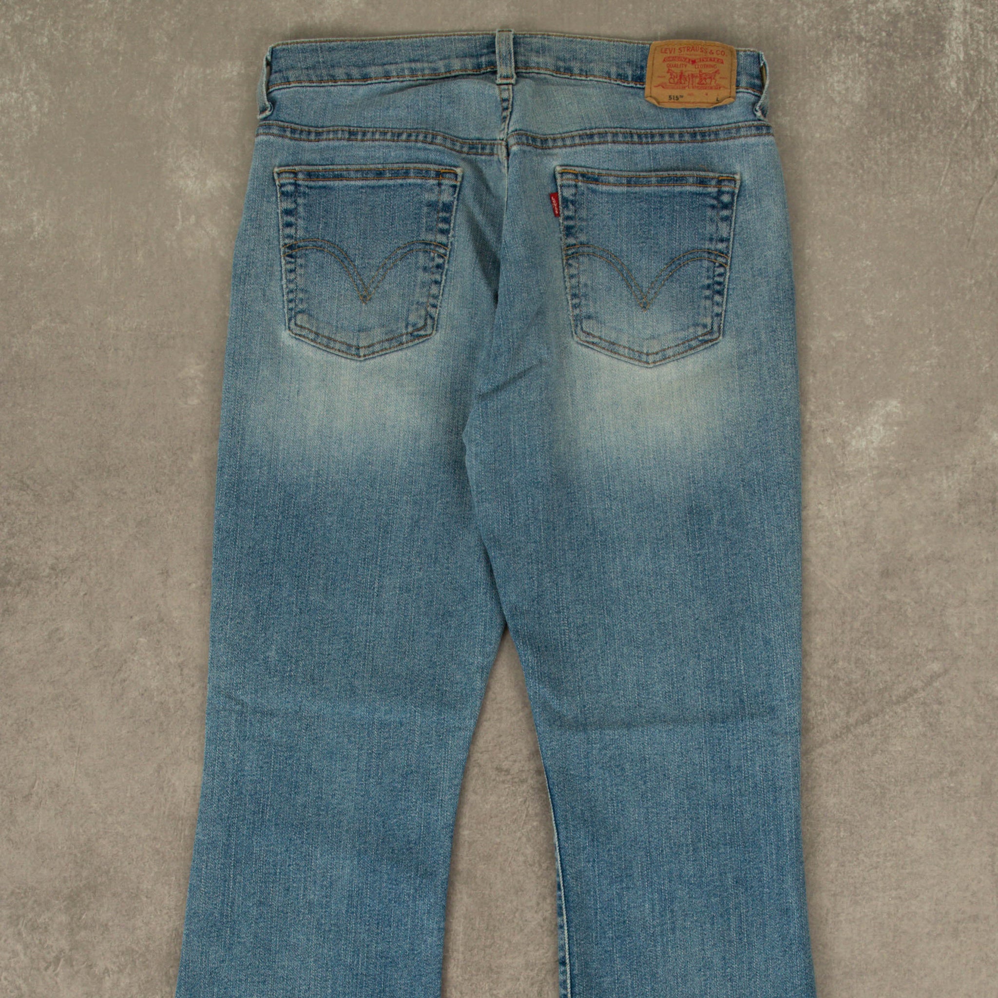 WOMEN S VINTAGE LEVI S 515 BOOT CUT JEANS W31 X L31 North Workshop