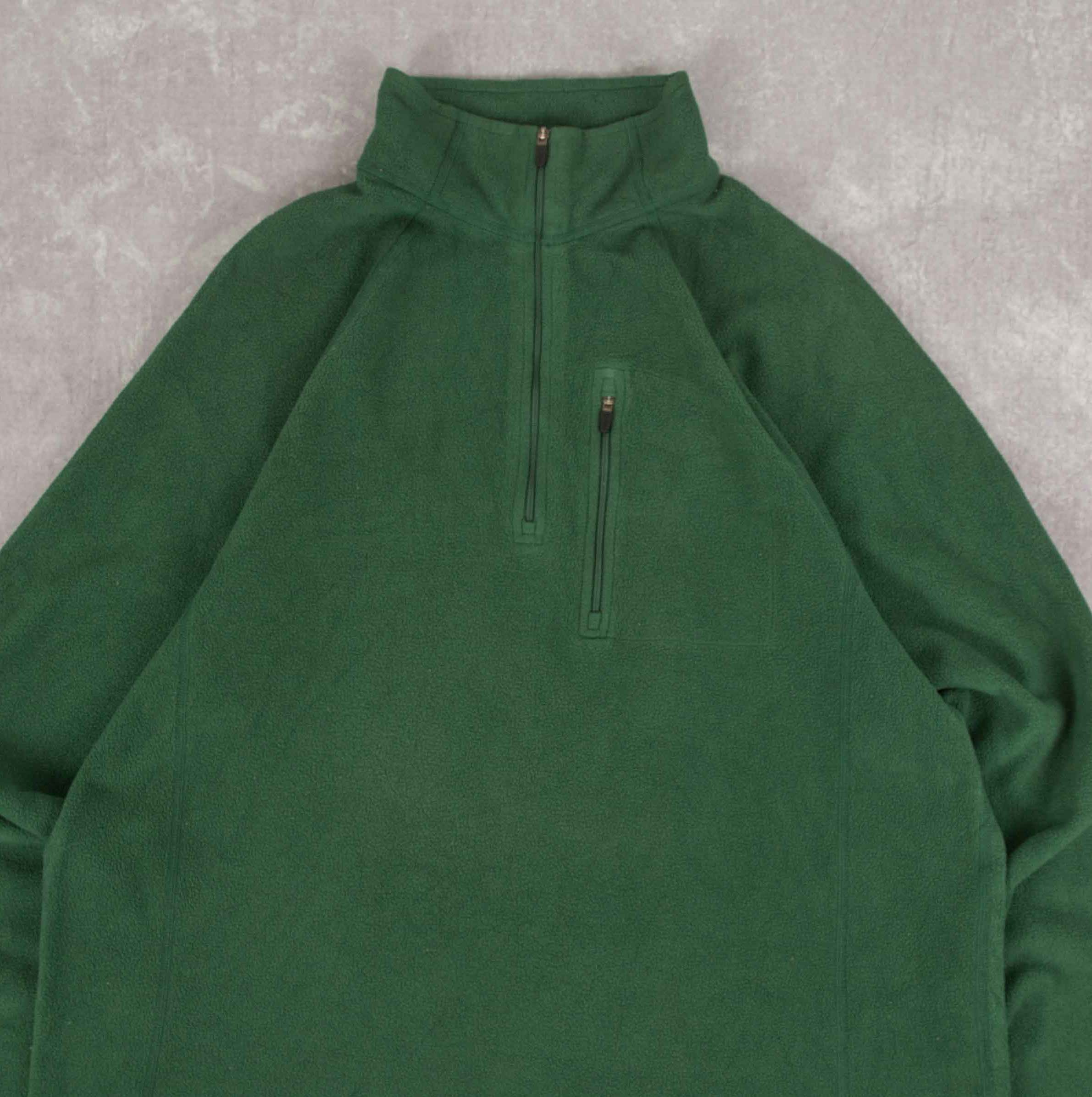 MEN S VINTAGE L.L.BEAN QUARTER ZIP FLEECE LARGE North Workshop