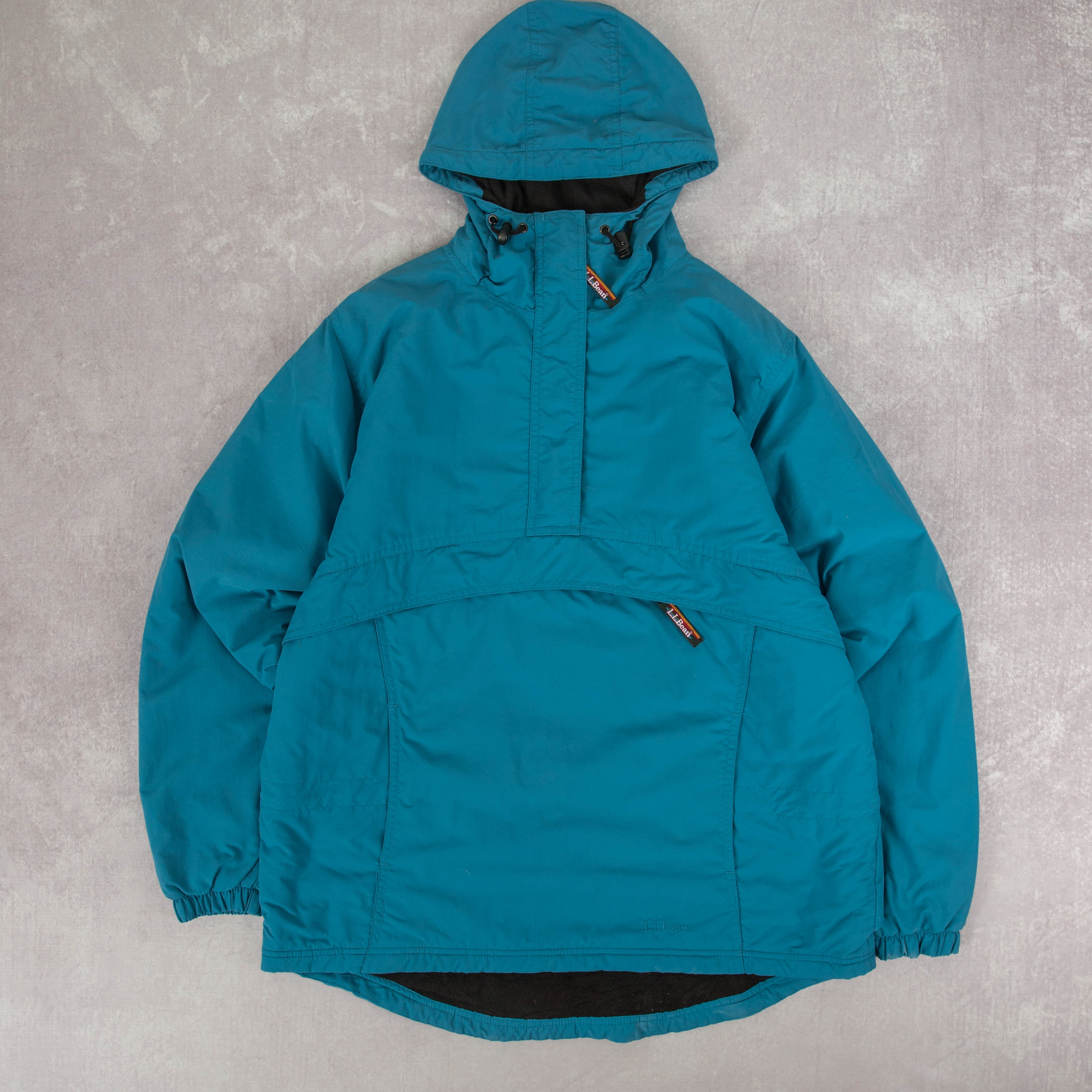 Ll bean half zip fleece sale