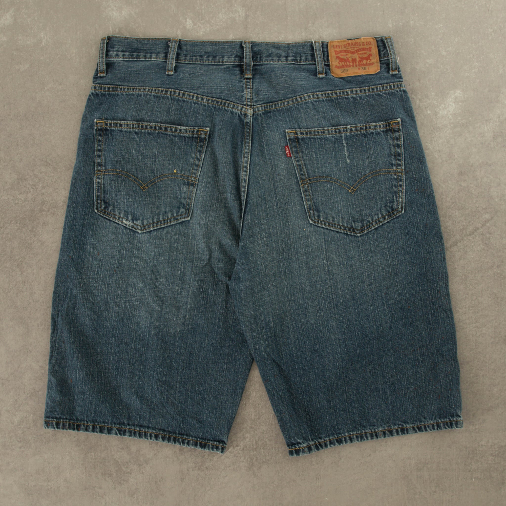 MEN S VINTAGE LEVI S 569 DENIM SHORTS W38 North Workshop