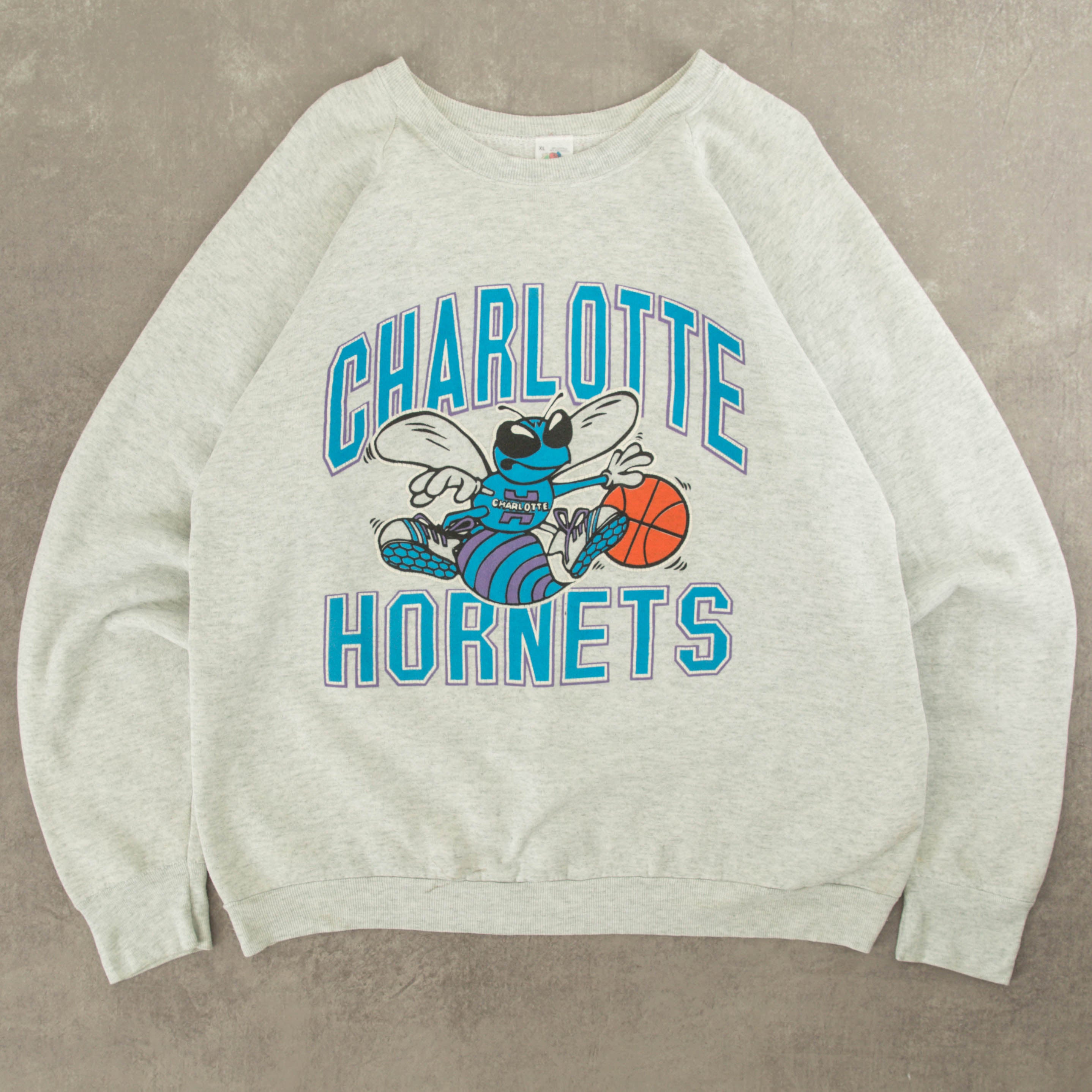 Charlotte hornets cheap vintage sweatshirt