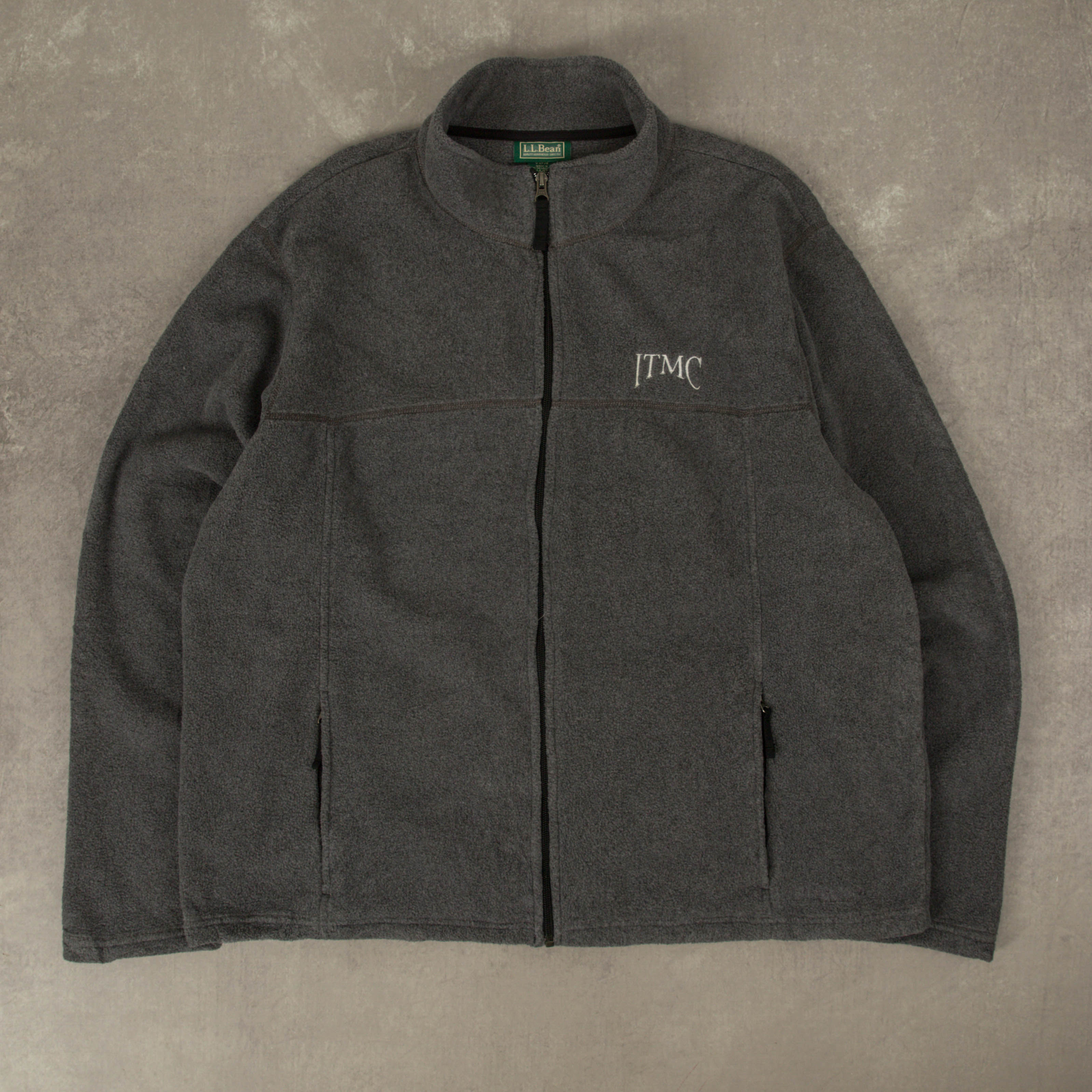 MEN S VINTAGE L.L.BEAN ITMC FULL ZIP FLEECE X LARGE