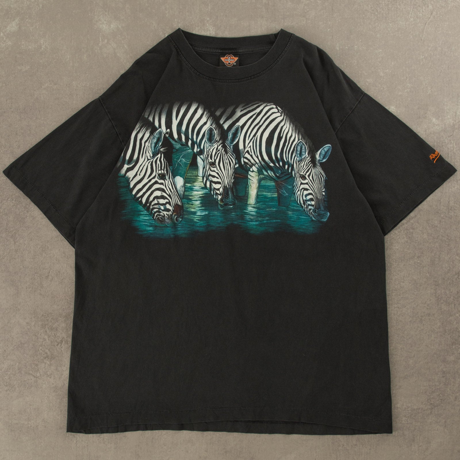 mens zebra striped t shirt