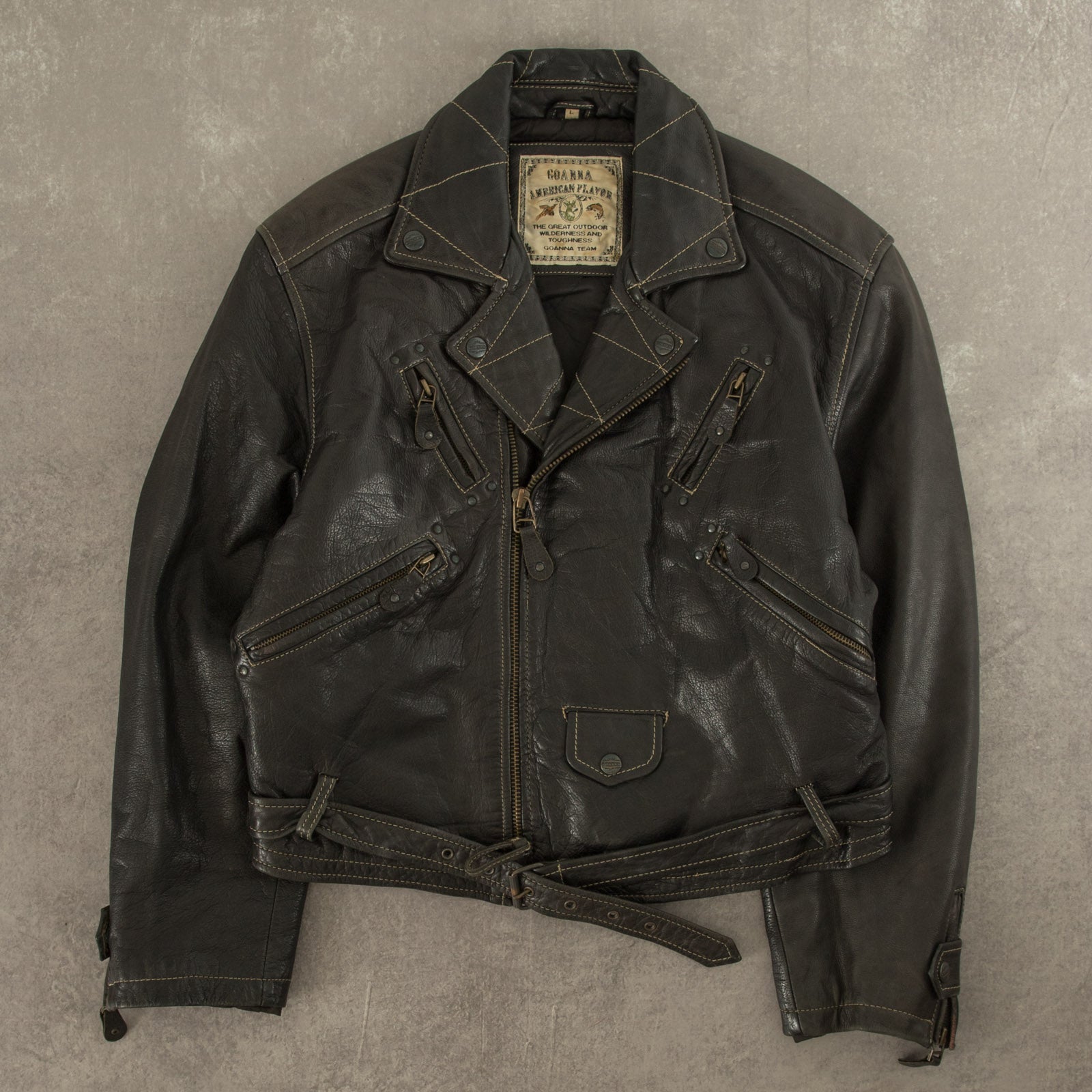 Old leather hot sale motorcycle jackets