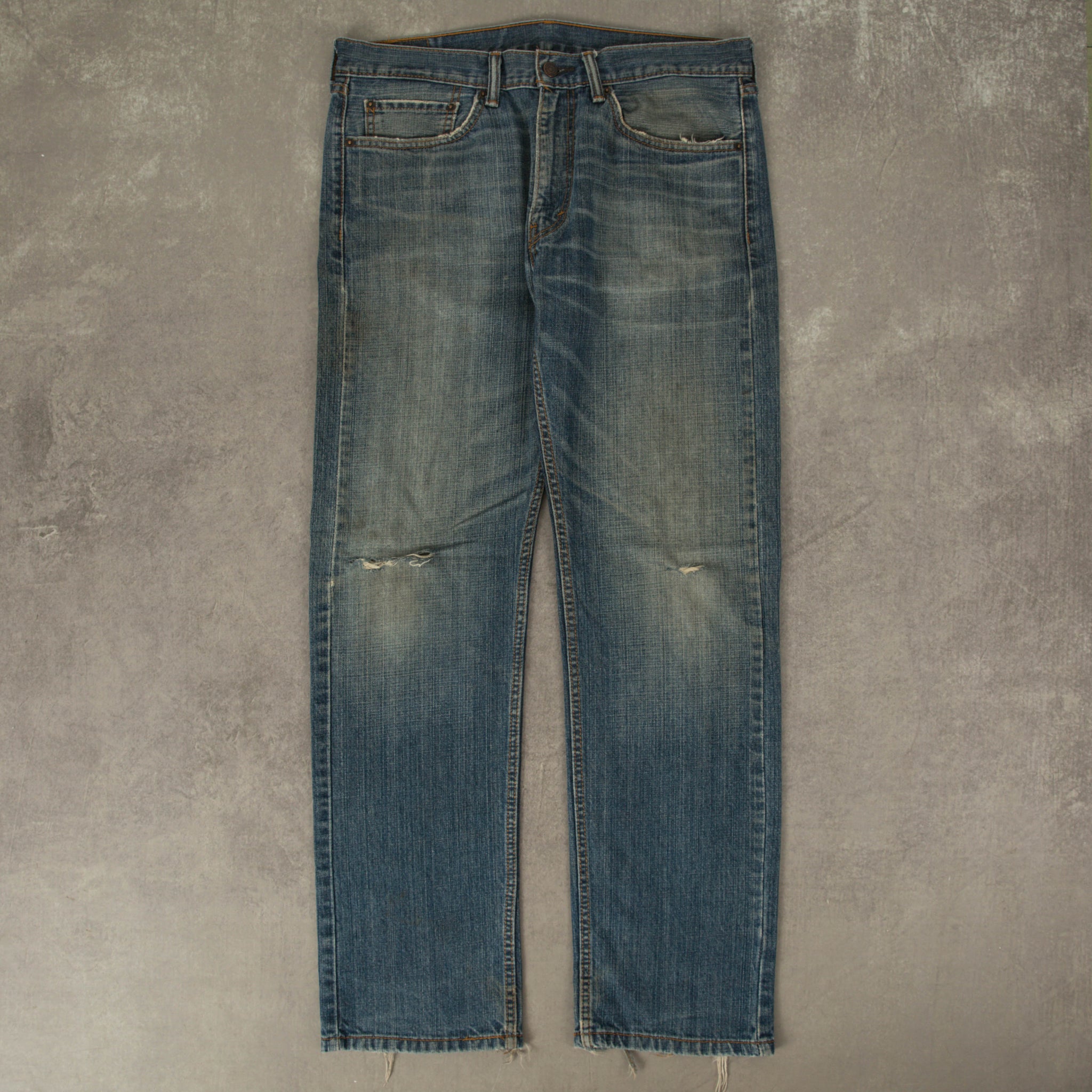 Vintage Levi's 505 Distressed Jeans hotsell 34x32