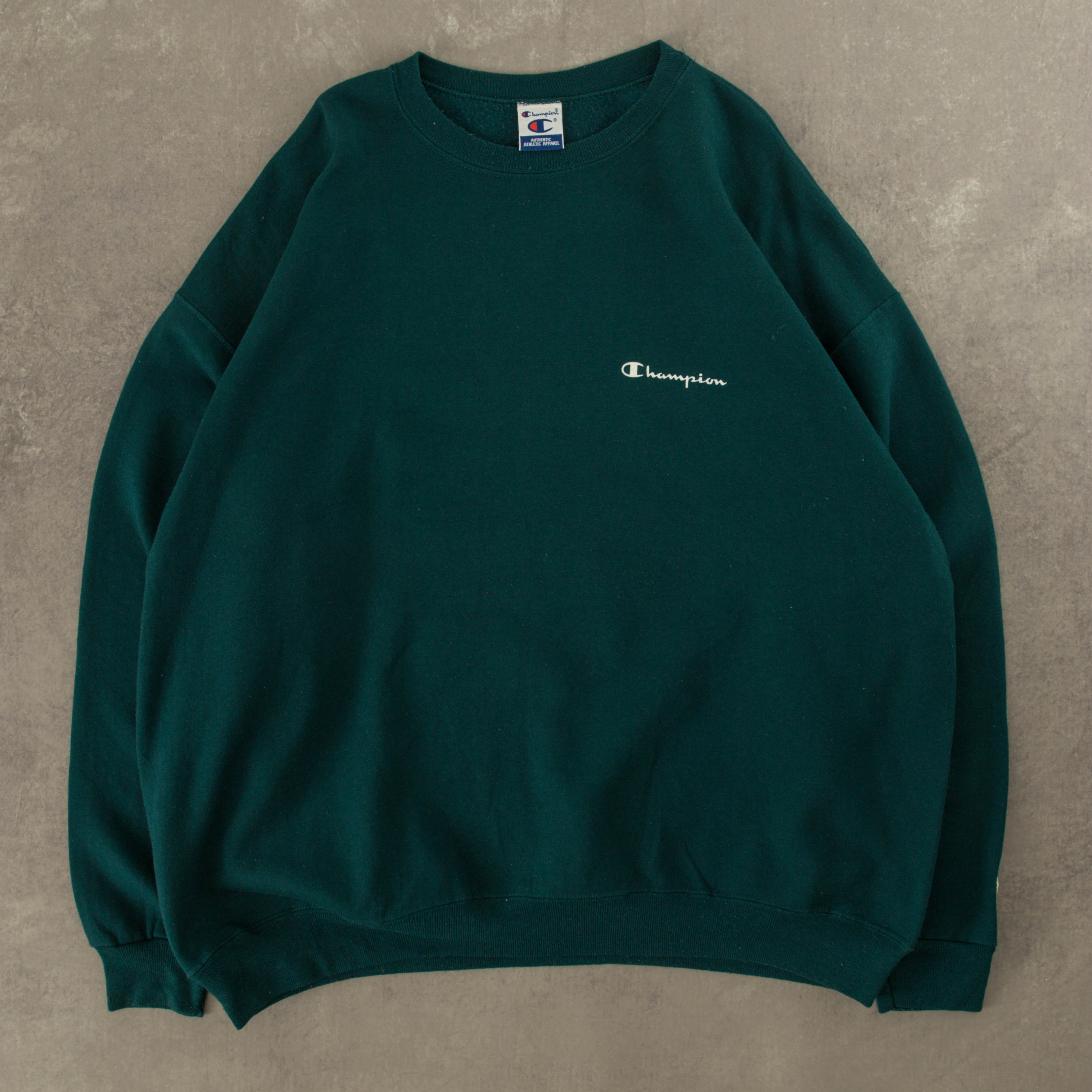 Champion sweater 2025 dark green 90's