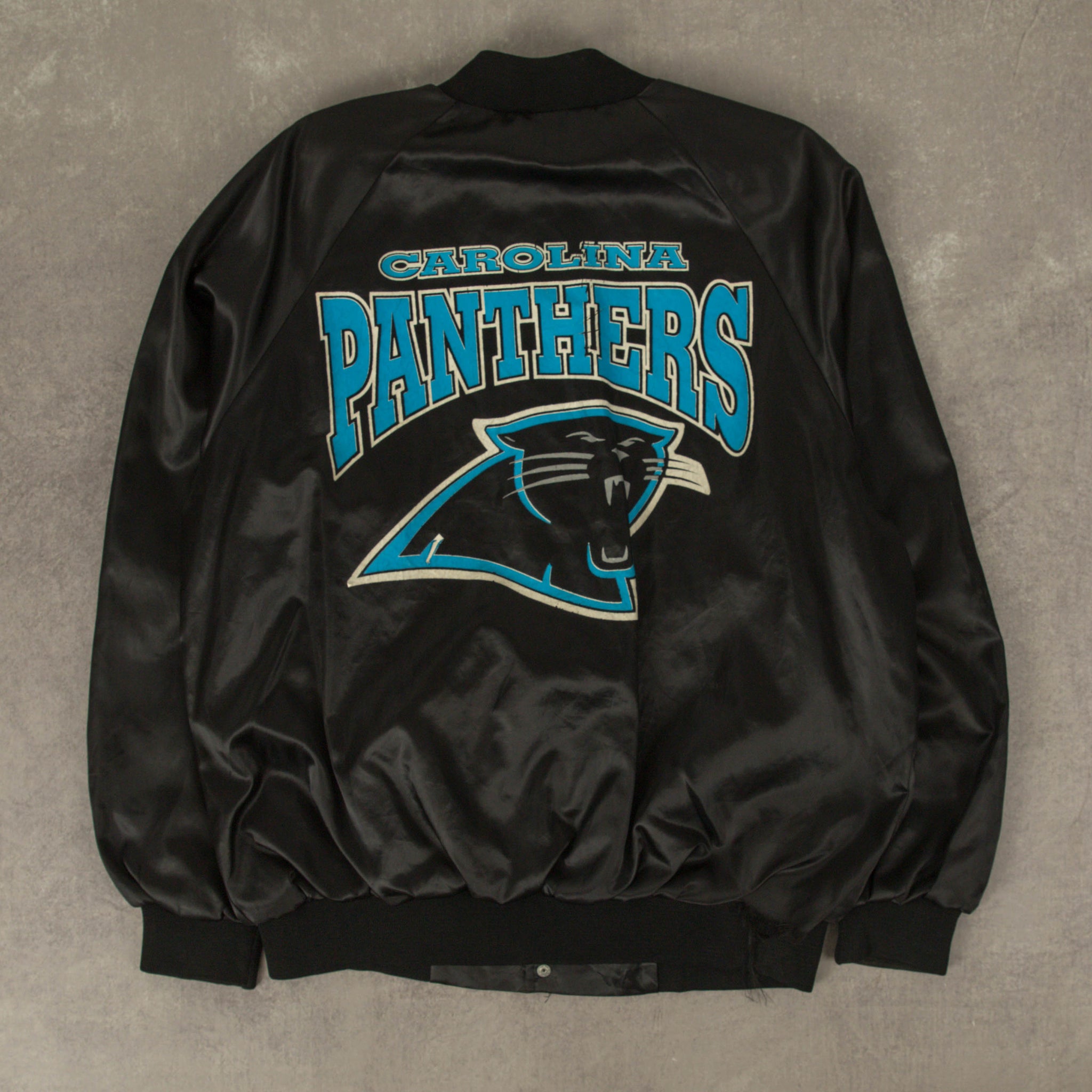 Store Carolina Panthers NFL Bomber Jacket Large RARE NWT