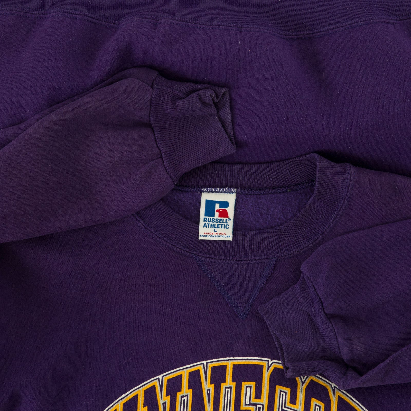 Vintage Minnesota Vikings Crewneck Sweatshirt Mens XL Russell Athletic NFL