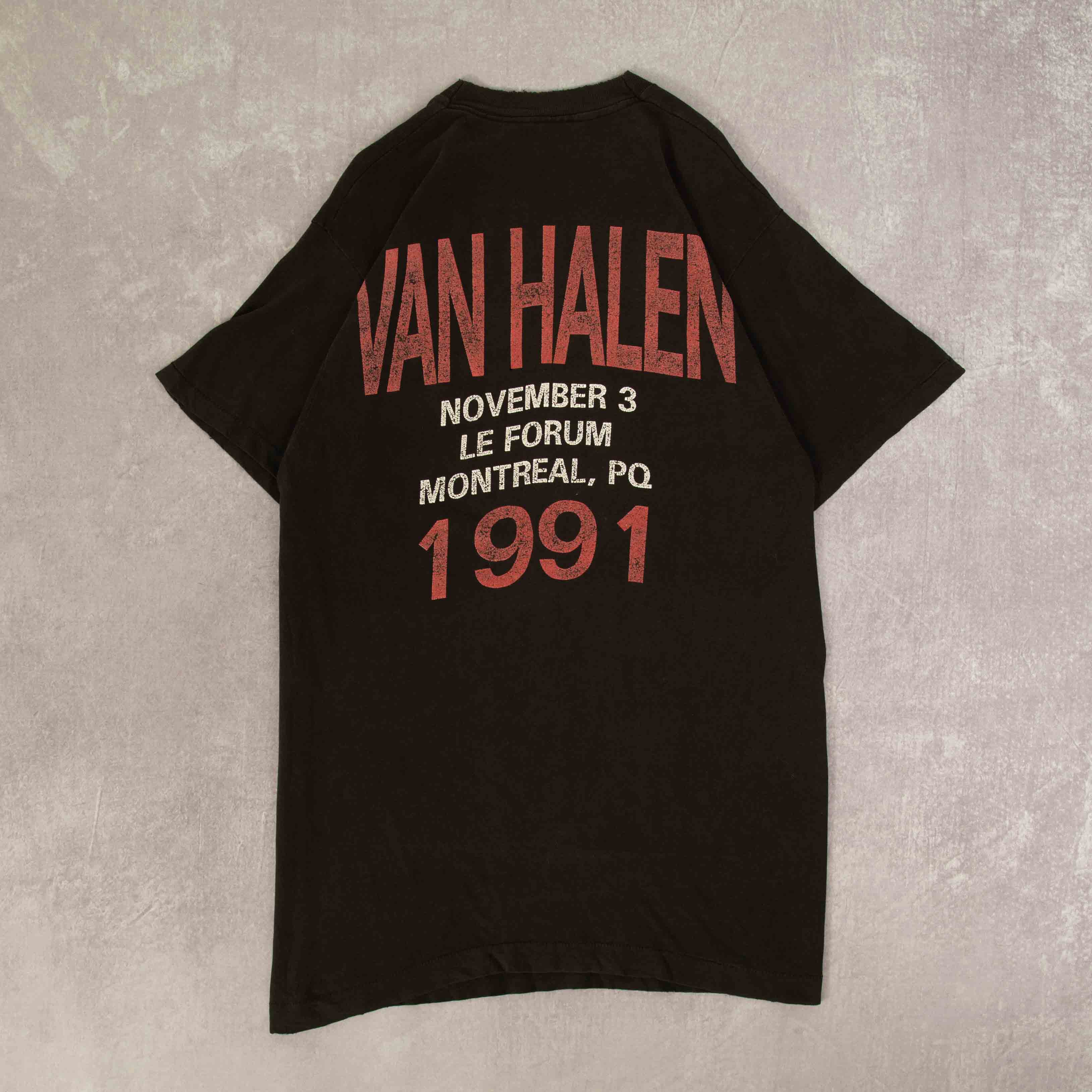 Vintage 1991 Van Halen Tour Shirt top