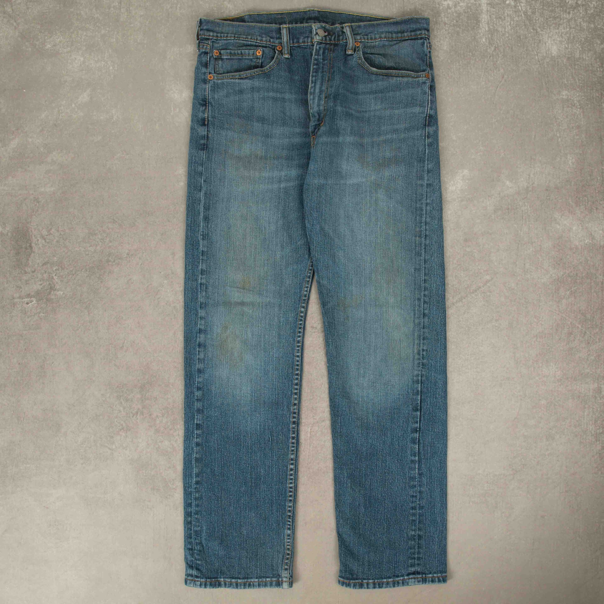 MEN S VINTAGE LEVI S 505 RELAXED STRAIGHT LEG JEANS W34 X L32 North Workshop