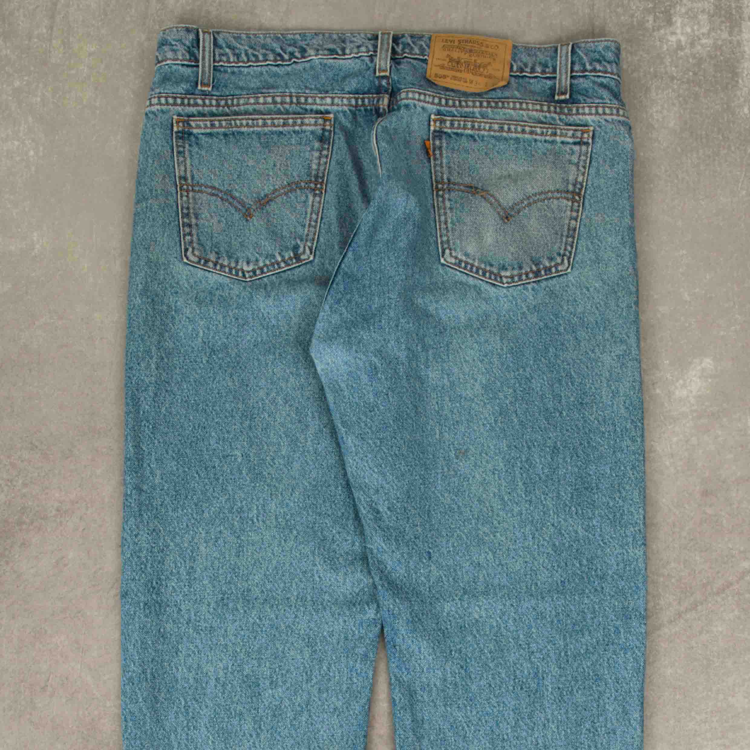 Vintage Levi Strauss & Co. Orange Tab 505 hotsell Mens 40/38x30 Denim Jeans Straight Cut